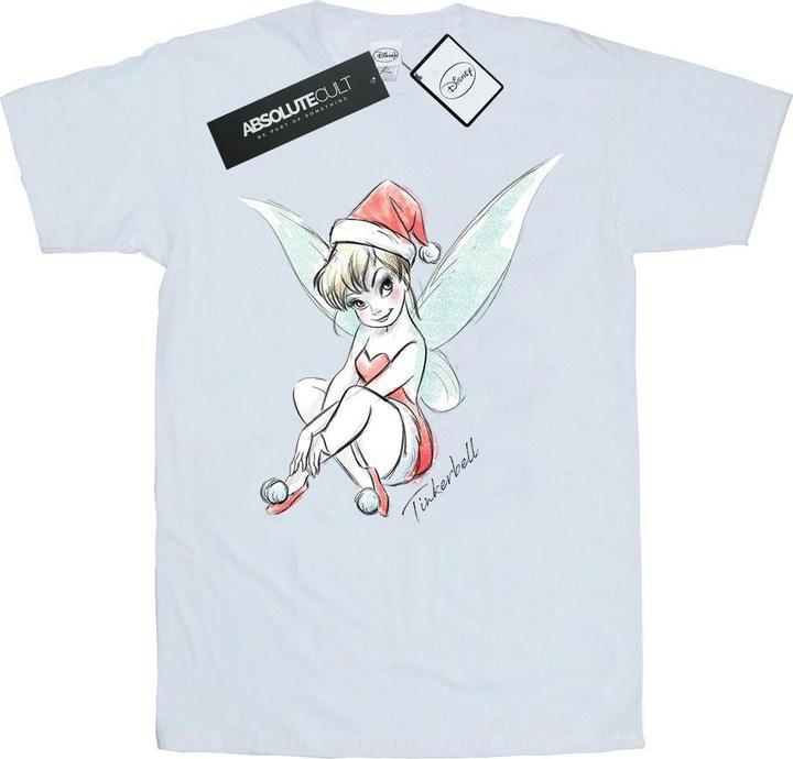 Immagine prodotto Disney Tinkerbell Christmas Fairy Maglietta Ampia Donna (XXL)