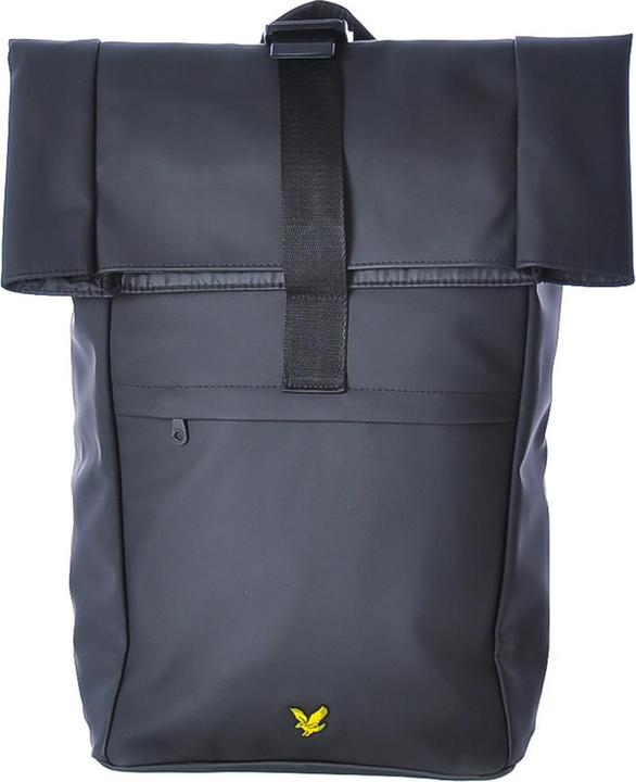 Actual product image Lyle and Scott Lyle & Scott Coated Rolltop Backpack Jet Black