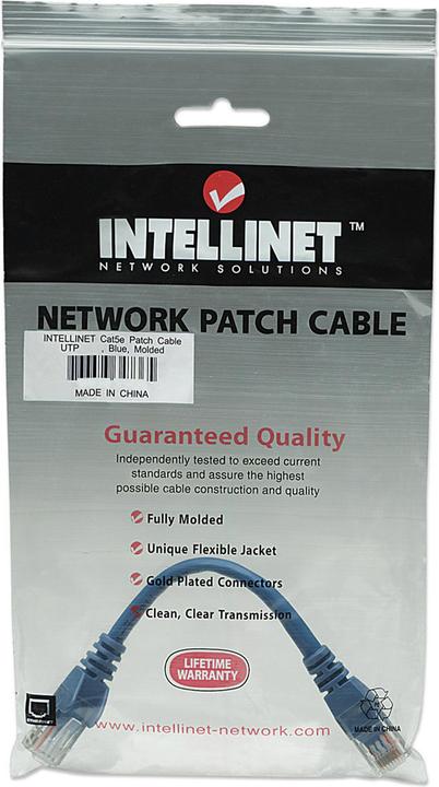 Produktbild Intellinet Patch-Kabel (U/UTP, CAT5e, 0.50 m)