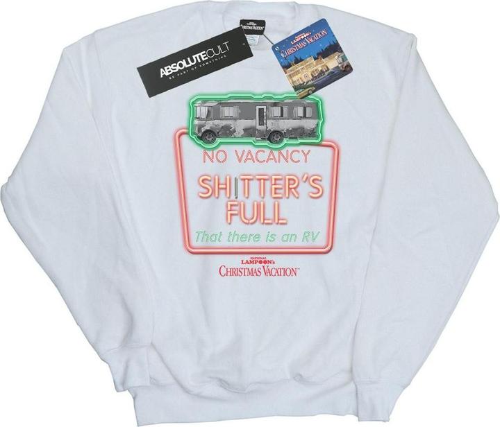 Produktbild National Lampoon´s Vacation National Lampoon's Christmas Vacation Greyscale No Vacancy Sweatshirt (XL)