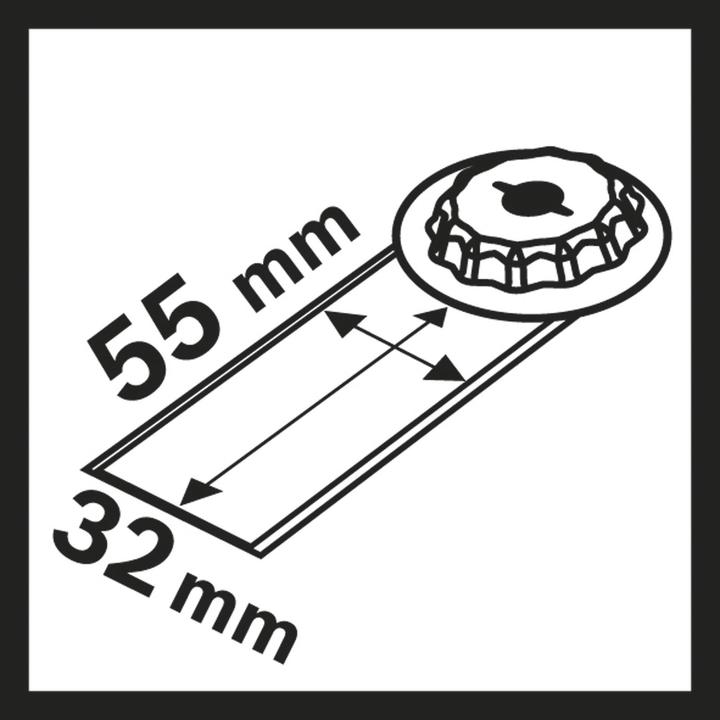 Immagine prodotto Bosch Professional Zubehör HCS Fresa per giunti universali MAII 32 SC, 55 x 32 mm, confezione da 10 pezzi