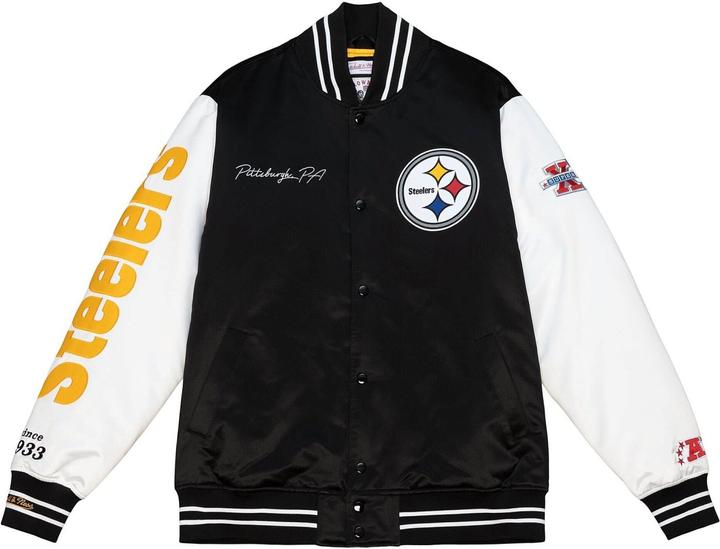Produktbild Mitchell & Ness M&N Varsity Satin Jacke - NFL Pittsburgh Steelers - S (S)