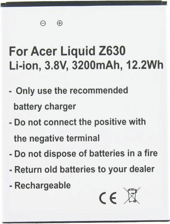 AccuCell Akku Acer Liquid Z630, BAT-T11, KT.0010S.018