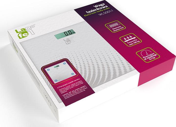 Actual product image Lafe 44590 Electronic Body Scale With Analysis WLS003.1 (150 kg)