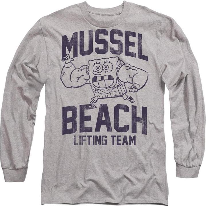 Produktbild Spongebob Squarepants Mussle Beach Lifting Team TShirt (XL)