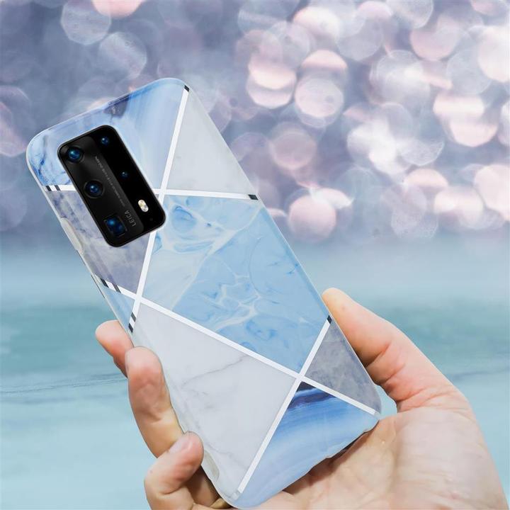 Produktbild Cadorabo IMD TPU Bunter Marmor Cover (Huawei P40 Pro+)