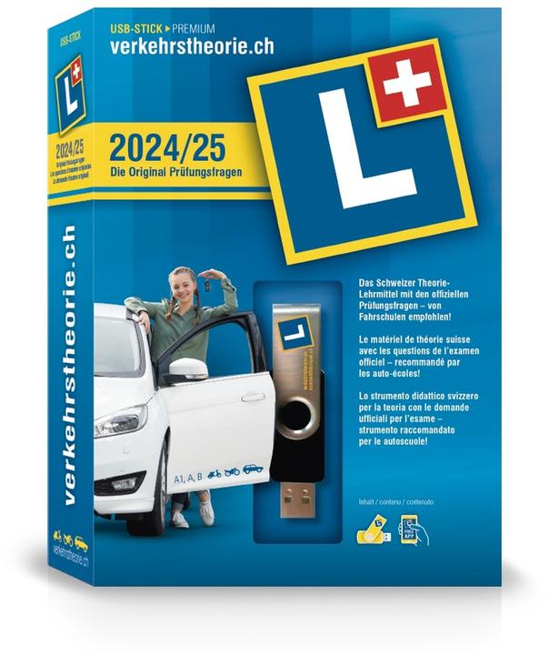 Produktbild Hänni Mikhail verkehrstheorie.ch 2024/25 USB-Stick (12 Monate)