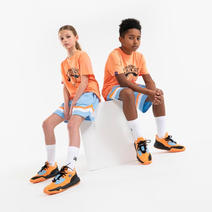 Immagine prodotto Tarmak Scarpe da basket per bambini Low NBA Knicks - Fast 900 Low-1 arancione (38)