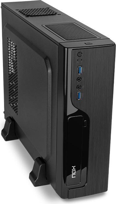 Nox Lite070 - PC - noir - ITX - micro ATX - ABS - SPCC - acier - 7,5 cm - 25,6 cm (mATX, ITX)