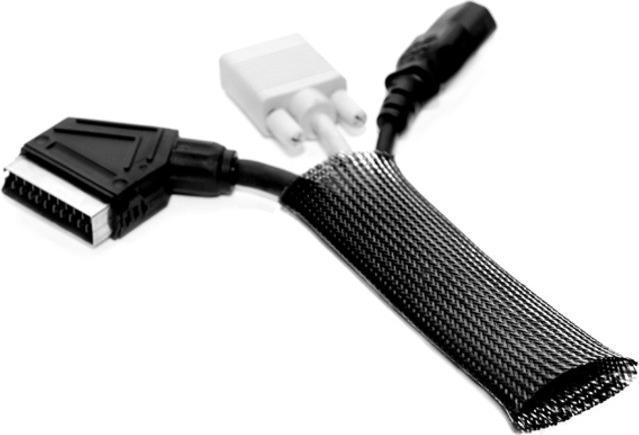 Image du produit Multibrackets Chaussettes pour câbles, D=20mm, L=10m, noir (1000 cm)