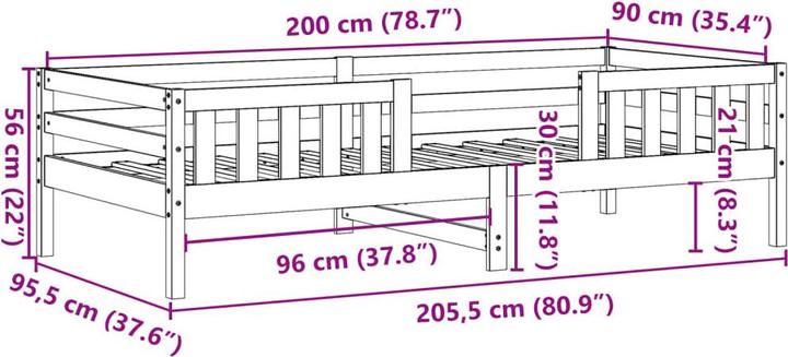 Immagine prodotto VidaXL Costandin (90 x 200 cm)