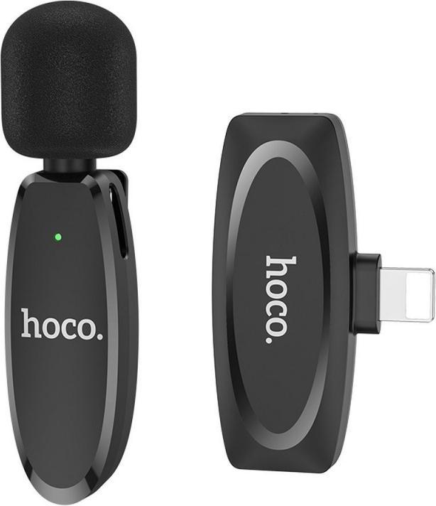 Produktbild Hoco Mikrofonas L15 Lightning juodas