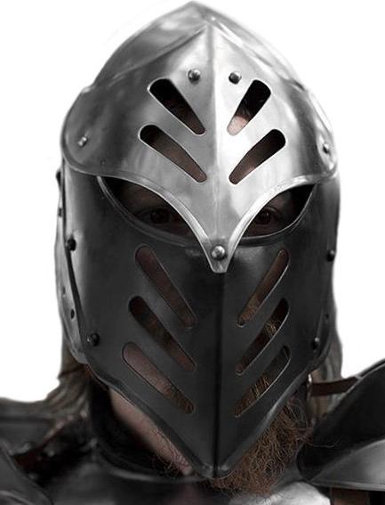 Actual product image Iron Fortress Fantasy Helm - Schwarzes Eis