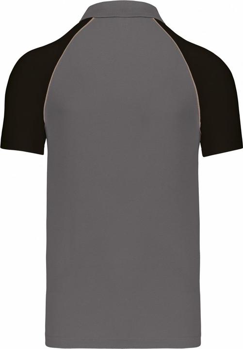 Actual product image Kariban Mens Contrast Pique Baseball Polo Shirt (XL)