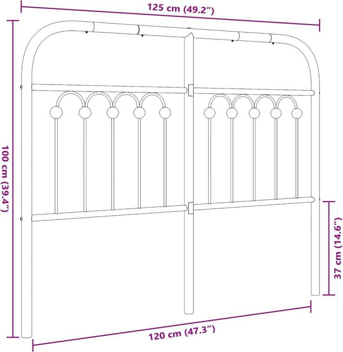 Image du produit VidaXL Kwabina (125 x 3 x 100 cm)