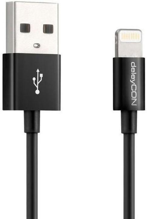 Actual product image deleyCON Lightning on USB (0.15 m, USB 2.0)