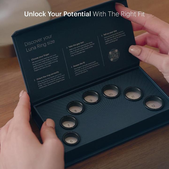 Productafbeelding Luna Ring Smart Ring Sizing Kit Grösse 6 - 12