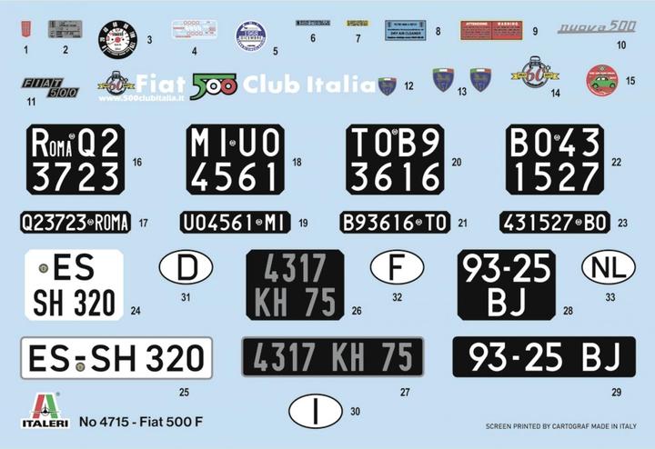 Image du produit 1:12 Fiat 500 F Upgraded Edition