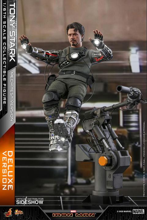 Produktbild Hot Toys Iron Man "Tony Stark - Mech Test - DLX Version" 1/6 Movie Masterpiece Actionfigur