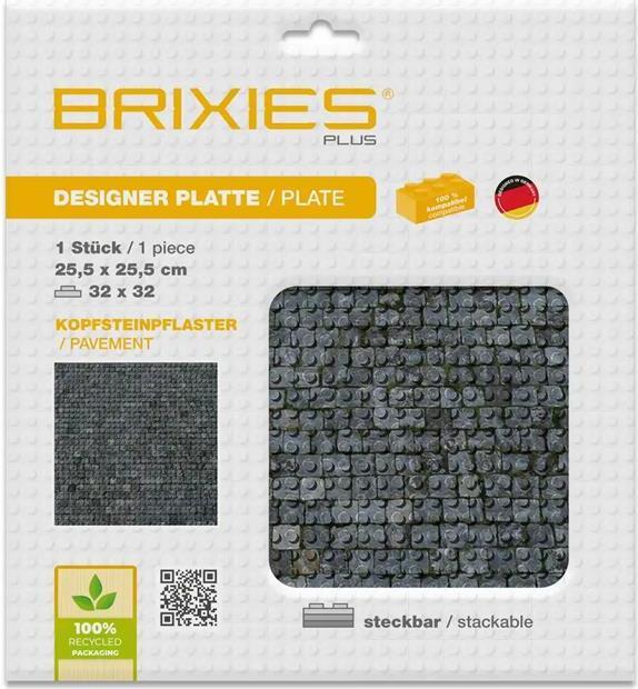 Produktbild Brixies Bauplatte 32x32 Kopfsteinpflaster