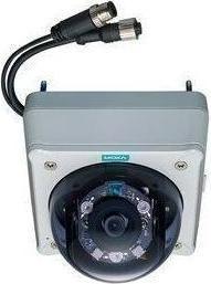 Actual product image Moxa VPORT P16-2MR80M-T - EN50155, day night, IR, 1080P IP Camera, 8.0 mm lens, PoE, M12 connector, -40 t