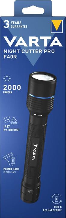 Actual product image Varta Night Cutter Pro F40R (23.35 cm, 2000 lm)