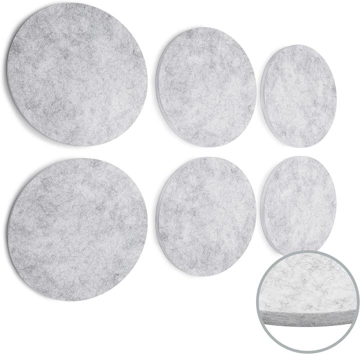 Immagine prodotto Vilz Assorbitore acustico, grigio marmo - 6 pezzi (6 pz.)