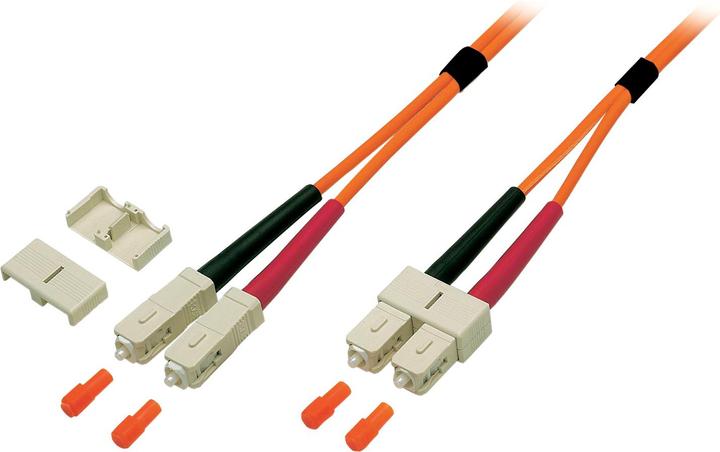 Produktbild EFB Elektronik O6423.1 1m SC SC Orange Glasfaserkabel (CAT7a, 1 m)