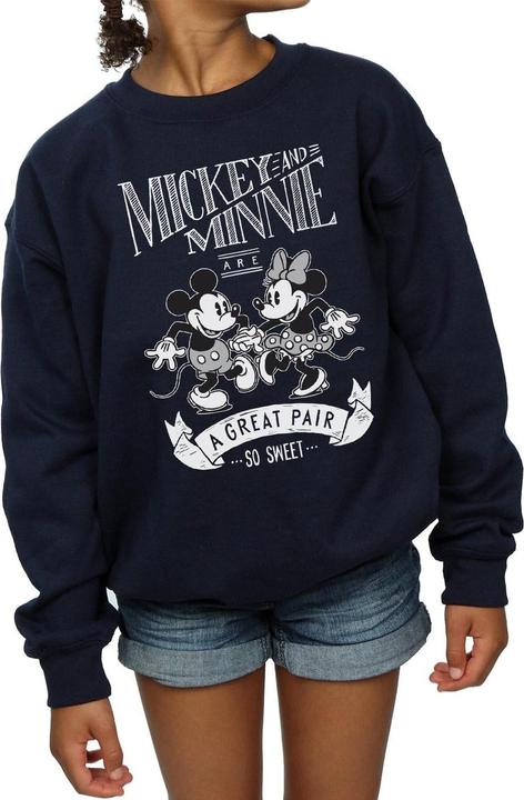 Produktbild Disney Mickey And Minnie Mouse Great Pair Sweatshirt Mädchen (140, 146)