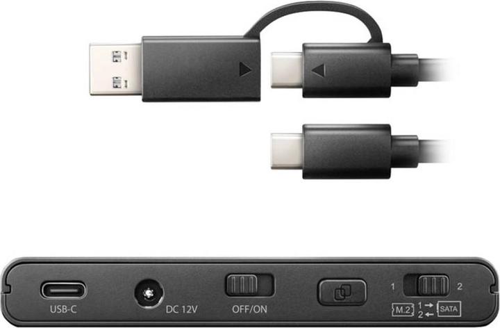 Immagine prodotto Axagon ADSA-CC USB-C - SSD NVMe M.2 e SSD/HDD SATA 2,5"/3,5" CLONE MASTER (M.2 2242, M.2 2230)