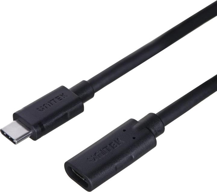 Actual product image Unitek USB USB-C to USB-C cable, 1.5 m black (C14086BK-1.5M) (1.50 m, USB 3.2 Gen 2)