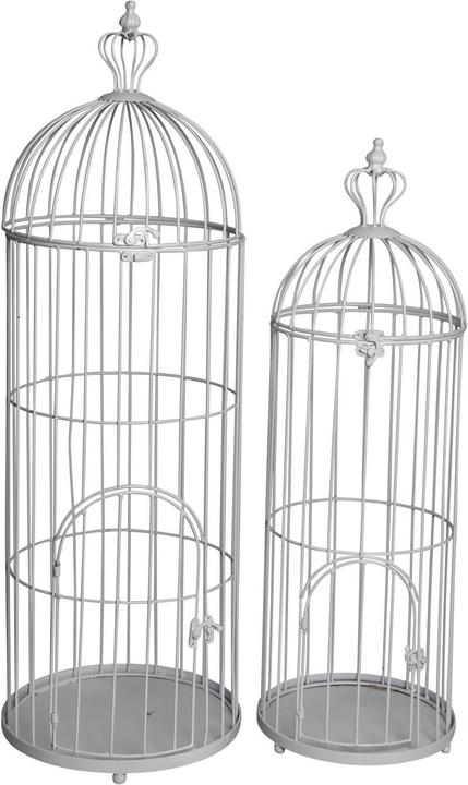 Produktbild GuGus Vogelkäfig XXL, 2er Set Metall, Silber