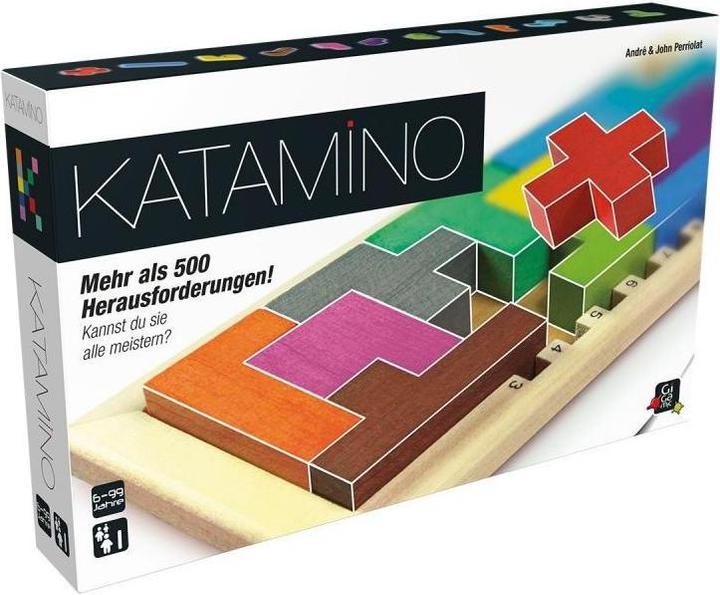 Image du produit Gigamic GIGD2016 - Katamino, jeu de casse-tête, pour 1-2 joueurs, à partir de 8 ans (DE-Monoausgabe) (Allemand)