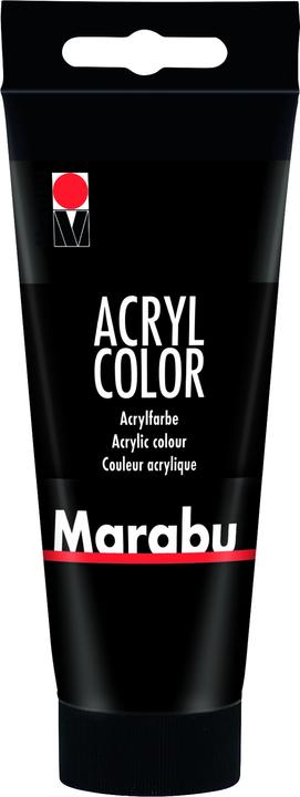 Actual product image Marabu Acrylic Color (Black, 100 ml)