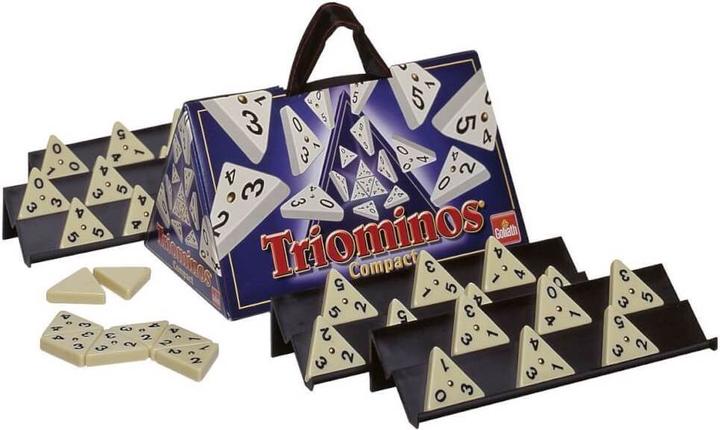Image du produit Goliath Toys Triominos Compact (Allemand, Français, Italien, Anglais)