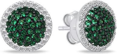 Image du produit Brilio Silver - Silver earrings with cubic zirconia EA1143WG