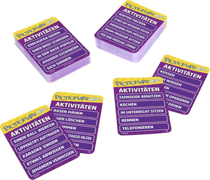 Actual product image Mattel Games Pictionary Air Extension Pack Activities (German)