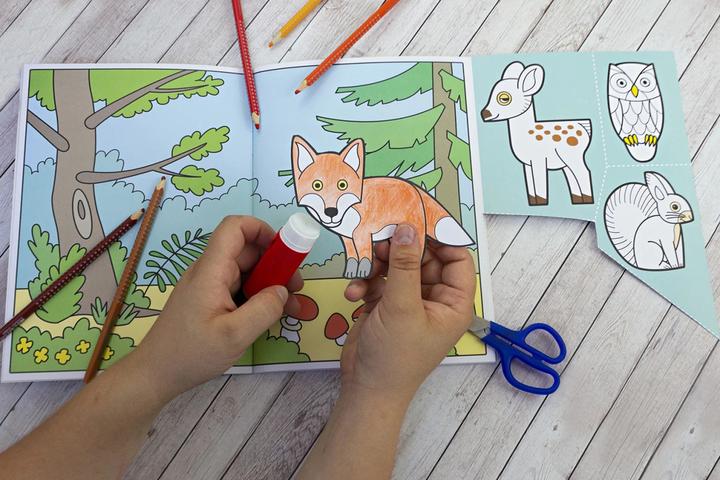 Produktbild Wir basteln. - Malen, Ausschneiden, Kleben - Tiere