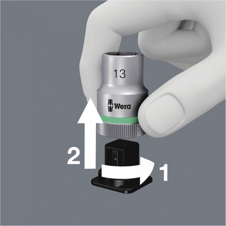 Produktbild Wera Belt A 4 Zyklop Steckschlüsseleinsatz-Satz (6 mm, 12 mm, 10  mm, 7 mm, 11 mm, 5 mm, 8 mm, 9 mm, 13 mm)