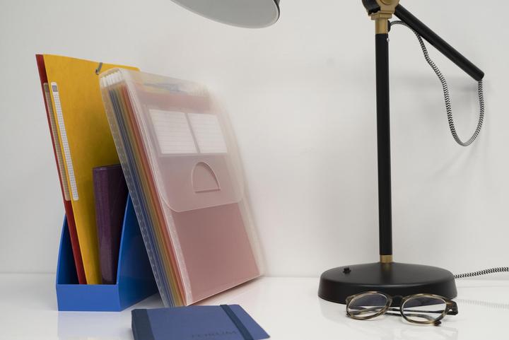 Actual product image Exacompta Crystal fan folder A4 vertical (A4, 1 x)