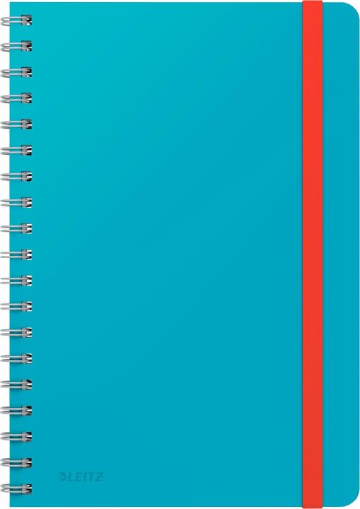 Leitz Bloc-notes Cosy B5, Quadrillé, Bleu (B5, Quadrillé, Couverture souple)
