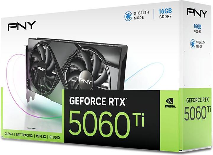 Image du produit PNY GeForce RTX 5060 Ti Dual Fan (16 Go)