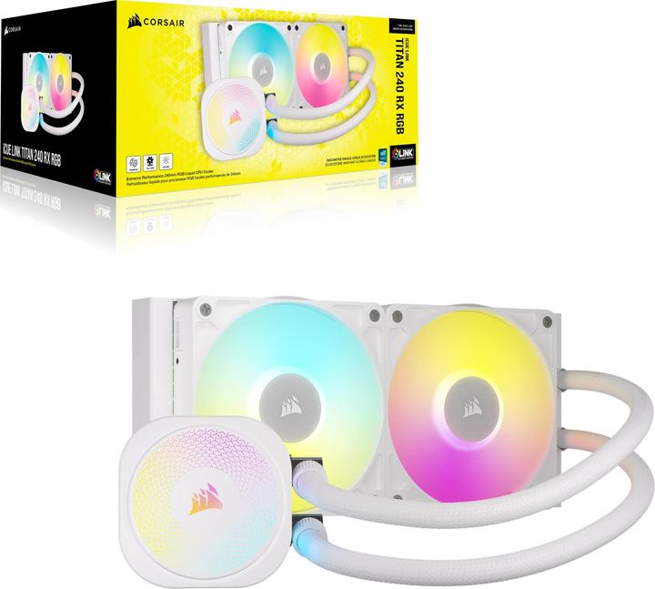 Produktbild Corsair iCUE LINK TITAN 240 RX RGB White