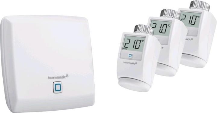 Actual product image HomeMatic IP Action Pack 3x Smart Home Radiator Thermostat HmIPeTRV21x Smart Home Access