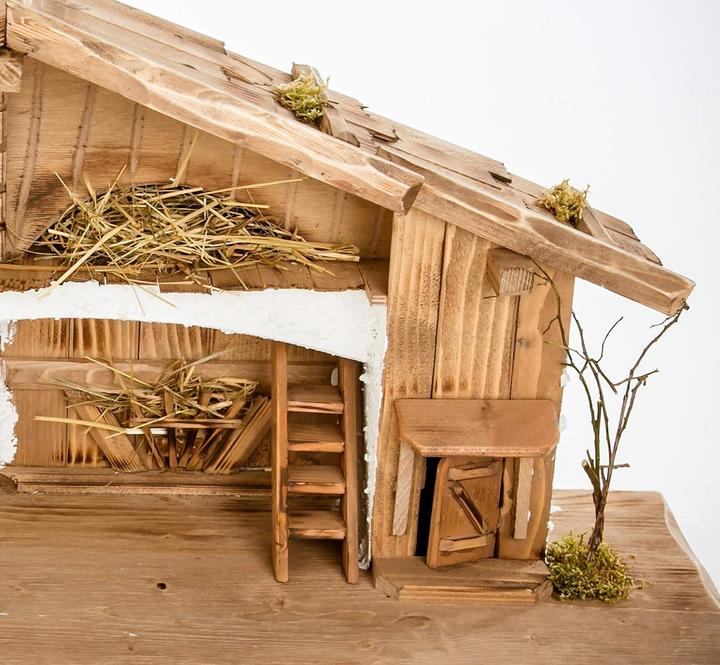 Actual product image Holz und Gartentrends Christmas cot W11