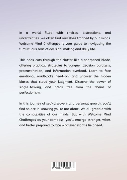 Actual product image Welcome Mind Challenges (German, Maher Asaad Baker, 2024)
