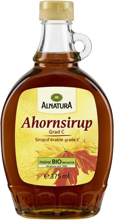 Actual product image Alnatura Bio Ahornsirup Grad C 375ml (495 g)