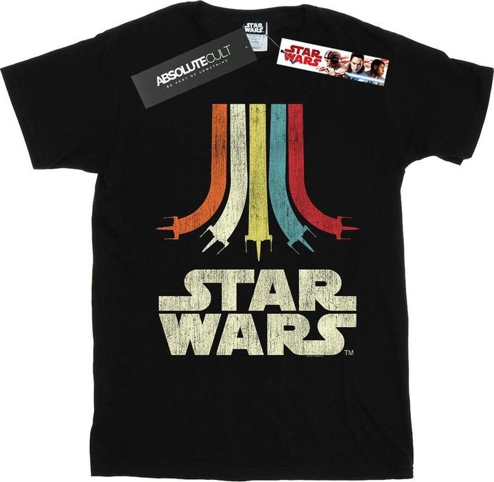 Immagine prodotto Star Wars Retro Rainbow Maglietta Ampia Donna (S)