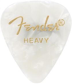Actual product image Fender Picks 351 heavy/white moto (12) (12 x)