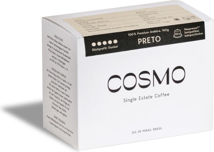 Produktbild Cosmo Coffee Single Estate Preto (30 x Port.)